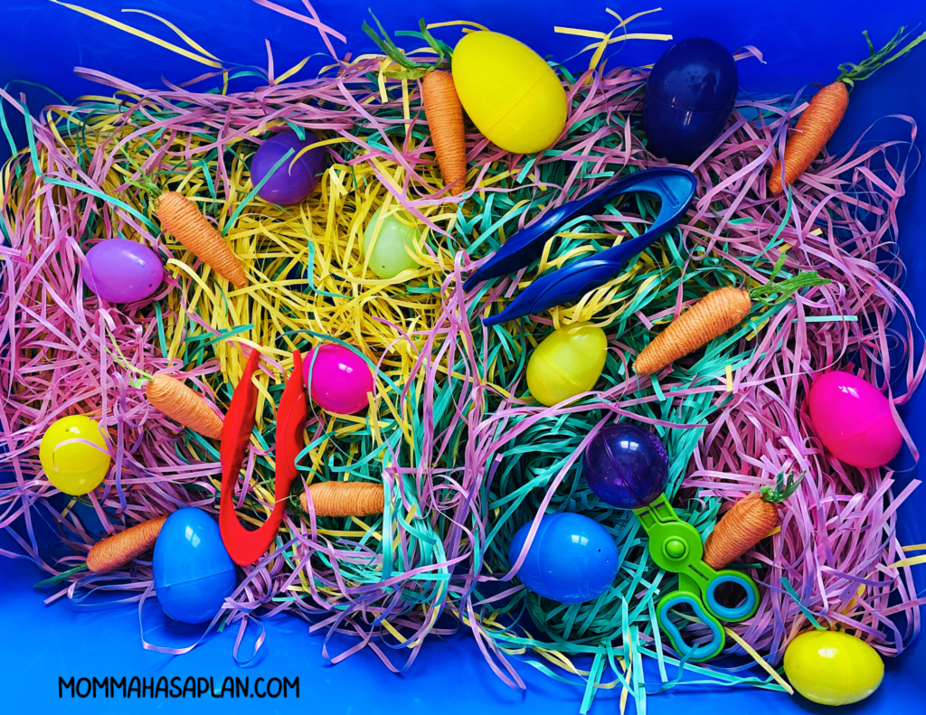 Easter Sensory Bin Idea